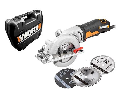 Worx 400 W XL Compact Scie circulaire à main, worxsaw wx429, 1 pièce