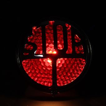 Fdit lumière LED Universel Vintage moto LED feu arrière clignotant lampe  feu arrière convient pour Yamaha (fumer) - Cdiscount Auto