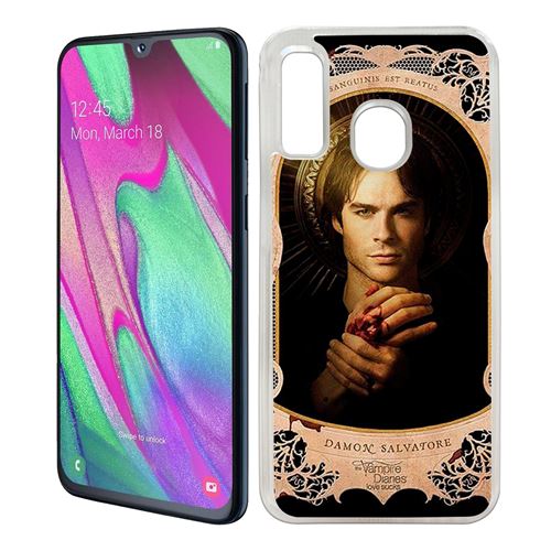 Coque pour Samsung Galaxy A40 -  Vampire Diaries Damon