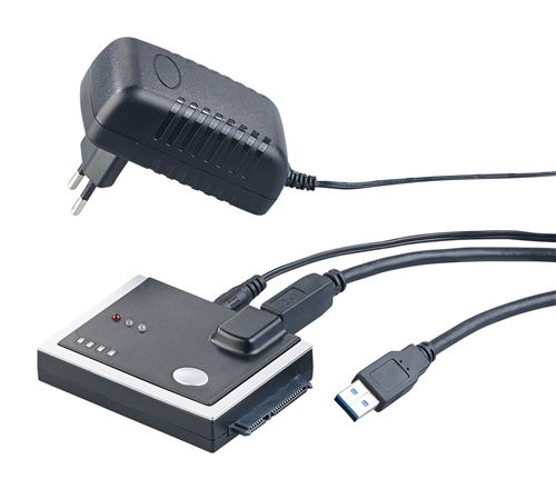 Xystec : Adaptateur USB 3.0 pour disques durs SATA I/II/III avec fonction clonage