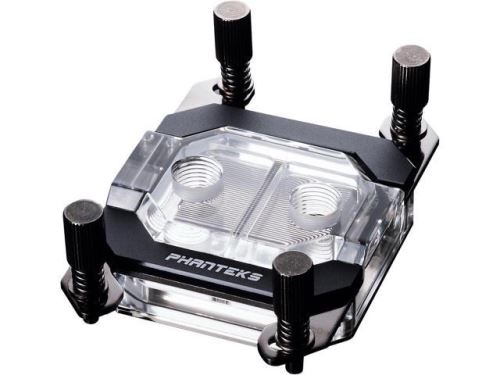 phanteks phanteks c350a cpu-wasserkuhler, rgb, acryl - schwarz noir
