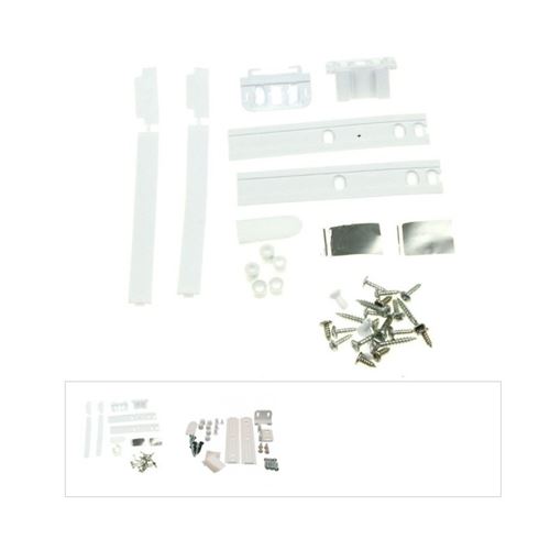 Kit de fixation porte frigo integrable + systeme glissiere pour refrigerateur whirlpool - 7348549
