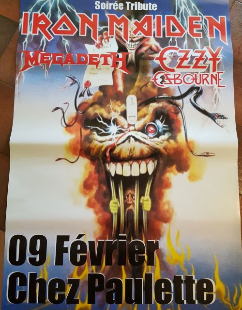 Iron Maiden / Megadeth / Ozzy - Tribute - AFFICHE