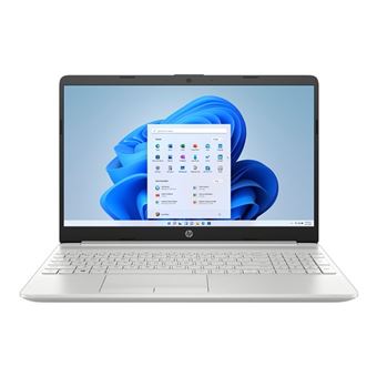 HP Laptop 15-dw2036nf - Intel Core i3 - 1005G1 / jusqu'à 3.4 GHz - Win 10 Familiale 64 bits - UHD Graphics - 4 Go RAM - 128 Go SSD + 1 To HDD - 15.6&quot; 1920 x 1080 (Full HD) - Wi-Fi 5 - argent naturel, motif brossé vertical, finition peinte (couvercle et - 1
