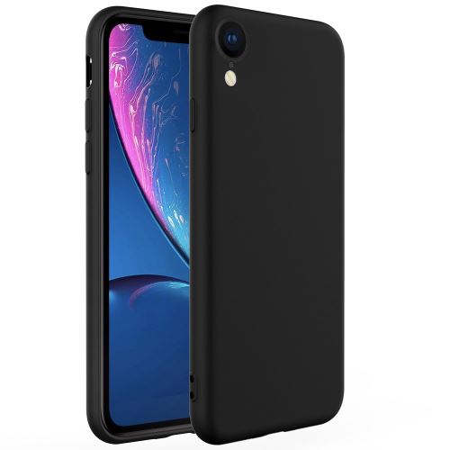 Coque en silicone anti-goutte noir pour votre Apple iPhone XR
