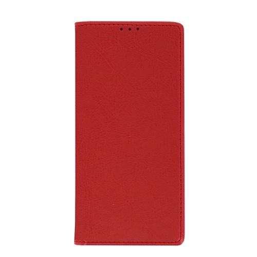 Housse pour Samsung Galaxy S21 Plus Porte-carte Support Vidéo Cuir rouge