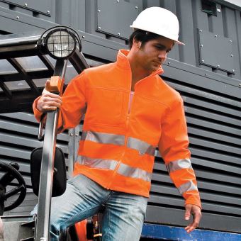 Veste softshell clearance orange fluo