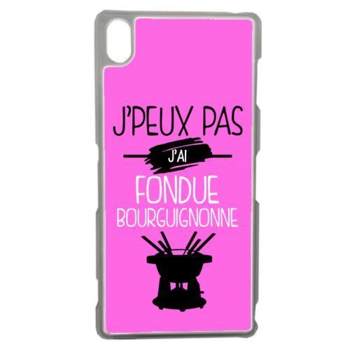 Coque transparente sony z3 j peux pas j ai fondue bourguignonne 6