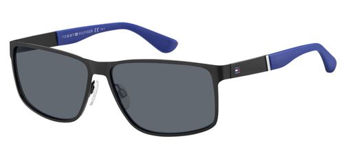 Tommy Hilfiger lunettes de soleil TH 1542/S 003 61IR lunettes de soleil homme noir/bleu