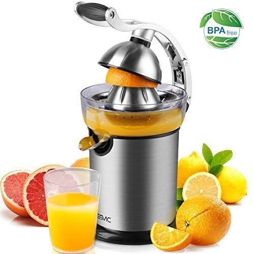YISSVIC Presse Agrumes Electriques Presse Orange Electrique Automatique Presse Citron Professionnel Puissante à Levier en Acier Inoxydable