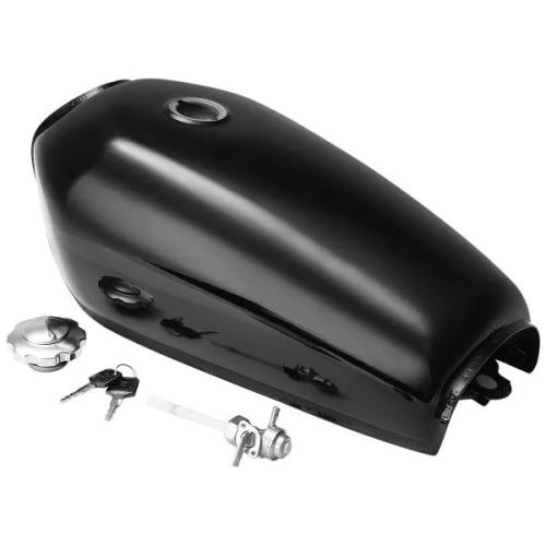 NEUFU 9L 2.4 Gallon Réservoir Essence Carburant Gaz Pour Honda CG125 AA001 Cafe Racer