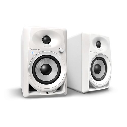 Pioneer DM-40BT Haut-Parleur Blanc - Hauts-parleurs (2-Voies, avec Fil &sans Fil, 3,5mm/Bluetooth, 70-30000 Hz, 10000 Ohm, Blanc)