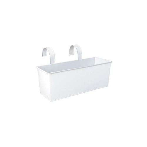 Esschert Design - Jardinière en zinc à suspendre Blanc