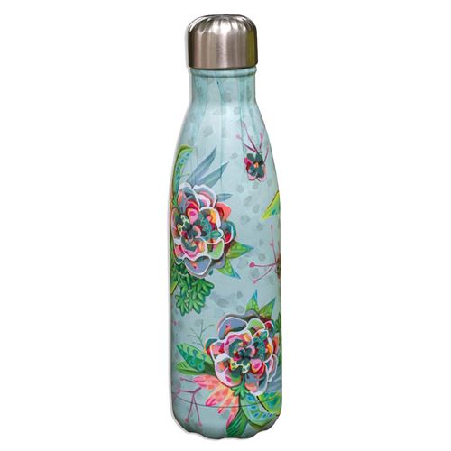 Non Communiqué Multicolore Enesco Bouteille Isotherme En Inox Blooms By Allen - Image 1
