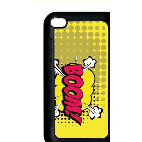 Coque Apple Ipod Touch 4 Boom Fond Jaune