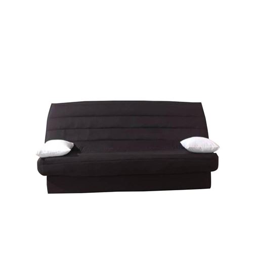 CLIC CLAC convertible LAUSANNE couleur noir 130*190cm matelas 12cm