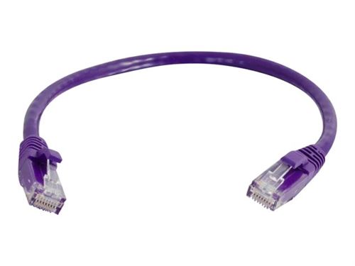 C2G Cat6 Booted Unshielded (UTP) Network Patch Cable - cordon de raccordement - 1 m - violet