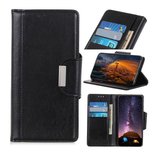 Etui en cuir véritable noir avec support pour votre Xiaomi Redmi K20/K20 Pro/Mi 9T/Mi 9T Pro