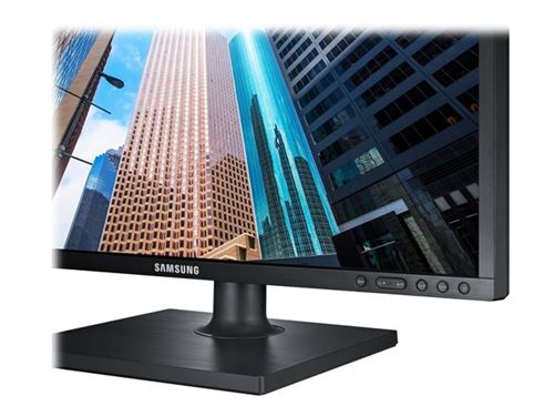 Samsung S24E450BL - SE450 Series - LED-monitor - 23.6 - 1920 x 1080 Full HD (1080p) - TN - 300 cd/m² - 1000:1 - 5 ms - DVI, VGA - zwart