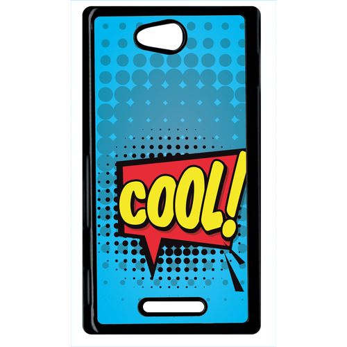 Coque Sony Xperia C Cool Fond Bleu