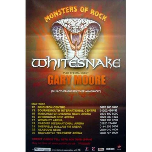 Whitesnake - 100x150 cm - AFFICHE / POSTER