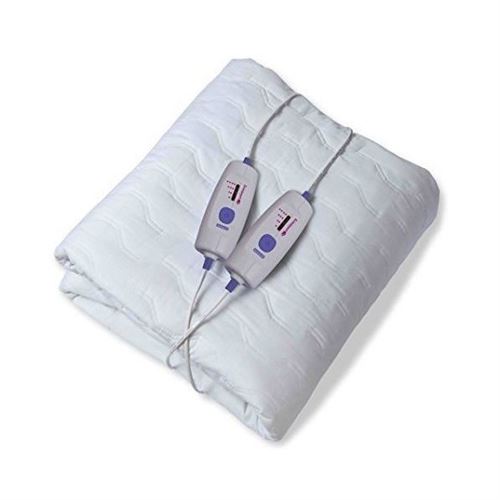 Chauffe-matelas Pekatherm doublé en coton 150 W Blanc