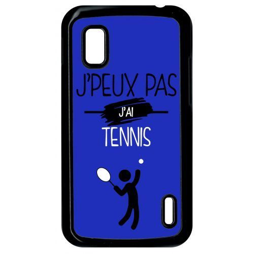 Coque google nexus 4 j peux pas j ai tennis 3