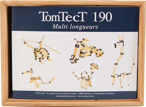 TomTecT - Boite 190 pièces Plastique,Bois Massif - TTT-190