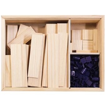 Jeu de construction en bois Tomtec 190 pièces