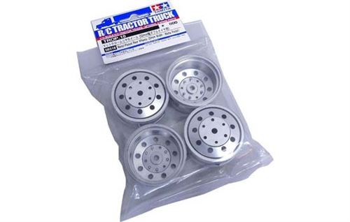 Jantes arrière chromées 22mm Tamiya