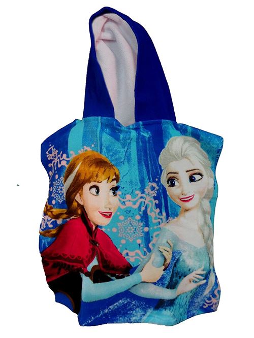 Poncho infantil estampado Frozen