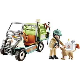 Playmobil Family Fun 70346 Vétérinaire et véhicule tout-terrain