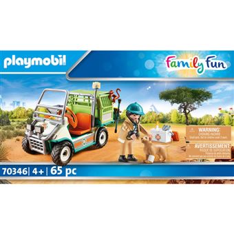 Playmobil Family Fun 70346 Vétérinaire et véhicule tout-terrain
