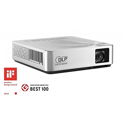 Asus S1 Projecteur LED / DLP / WVGA / 200 AL / 1000: 1 / 2W haut-parleur / HDMI / MHL / Port USB pour la charge (1A @ 5V) /1.82kg/Silver