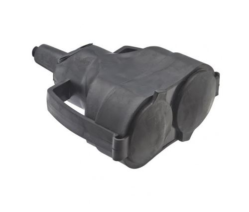Debflex Noir Double Fiche Femelle 2P+T 16 A - Image 2