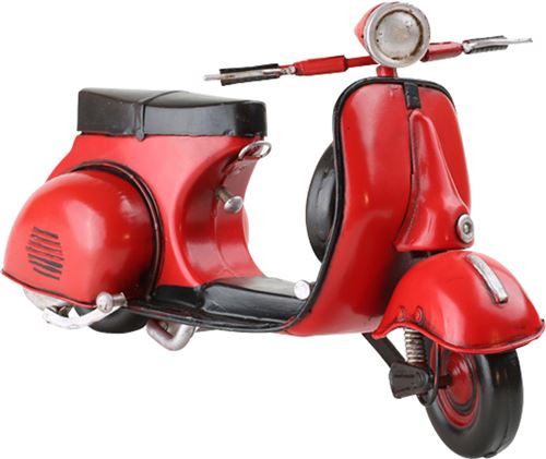 Déco Style Vintage Scooter Rouge