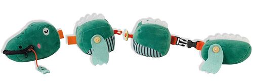 SES Creative jouets d'activité Click and Button Crocodile vert