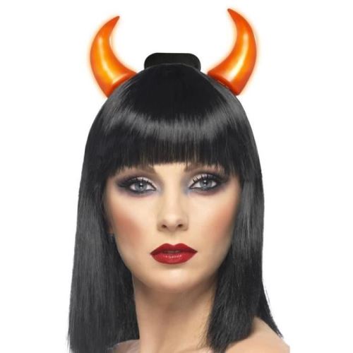 Light Up diable Cornes, ROUGE - 45205