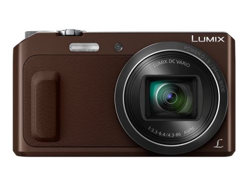 Panasonic Lumix DMC-TZ57 - Appareil photo numérique - compact - 16.0 MP - 1080p - 20x zoom optique - Wi-Fi - brun