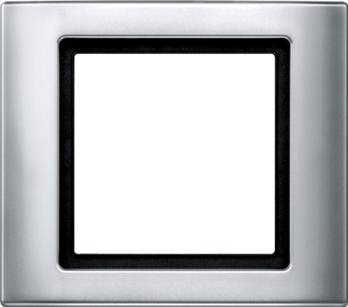 Merten 400160 plaque de finition AQUADESIGN, 1 poste, aluminium