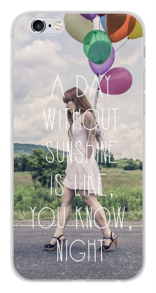 Coque en silicone imprimée compatible iPhone 6 Plus iPhone 6S Plus Woman