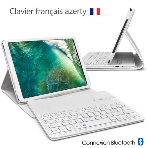 Coffret Noel iPad 9 2021 / 8 2020 / 7 2019, Etui + Verre trempé + Mini  Clavier - Français