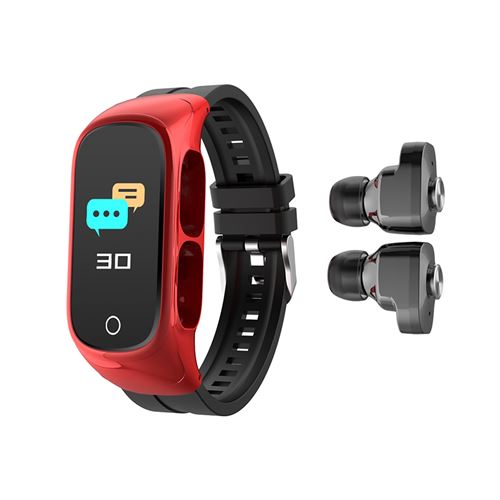 Montre connectée Bluetooth - rouge