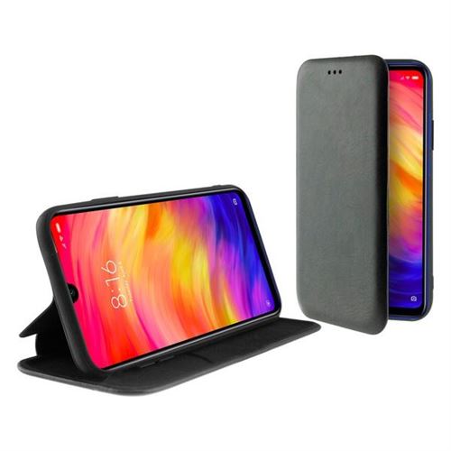 Housse Folio pour Mobile Redmi Note 7 Noir