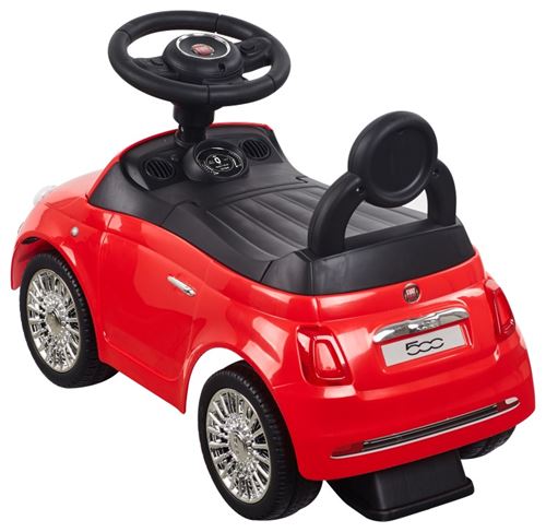 Fiat 500 Porteur Voiture Bebe Enfant Des 12 Mois Volant Rouge Voiture Achat Prix Fnac