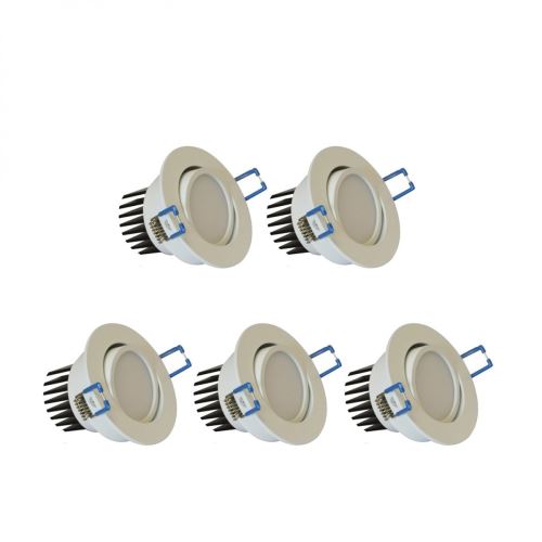 pack spot led vision-el 5x-sa76321 blanc jour