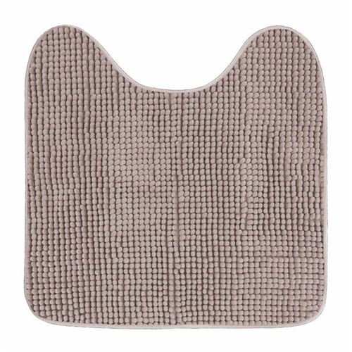 Paris Prix - Tapis Contour Wc sweety 45x45cm Taupe
