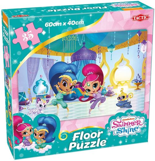 Tactic puzzle de sol Shimmer & Shine 60 x 40 cm 35-pièces