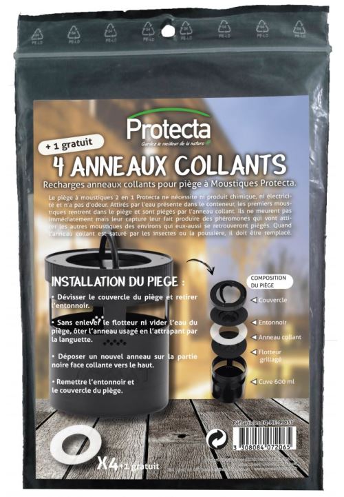 Comparer les prix de Recharge pour piège moustique écologique 2 en 1 PROTECTA