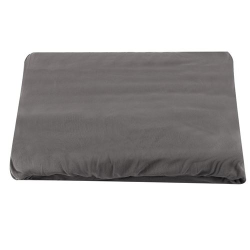 Housse de canapé d'angle, forme L 3 + 2 sièges, housse de protection pour meubles de maison (gris)